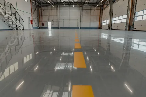 polished residential concrete floors